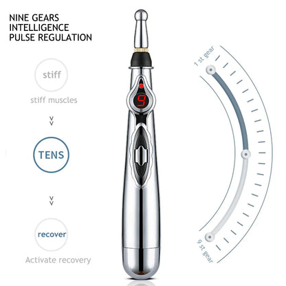 Multifunctional Acupuncture Massage Pen - 5 Heads