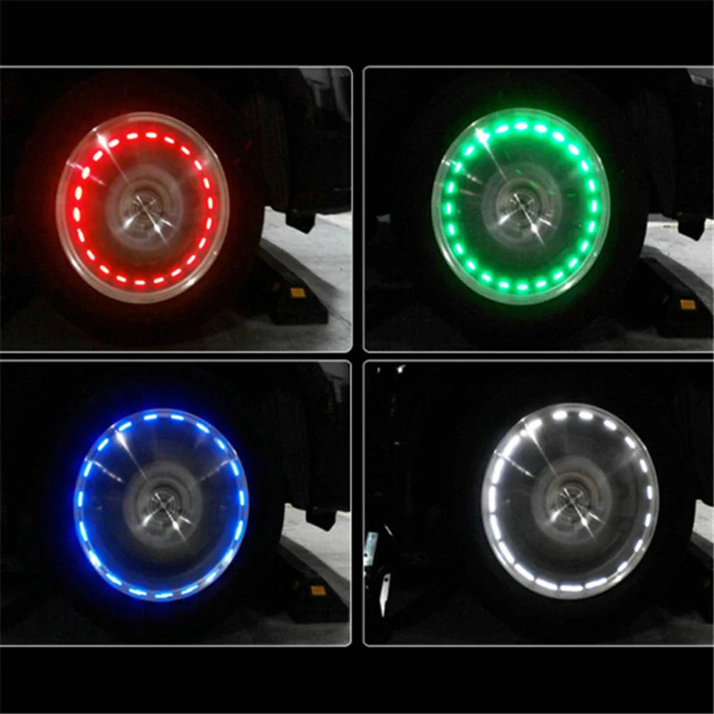 RGB Car Wheel Valve Cap Light - Smart Shop (Online Store for wise shoppers) 