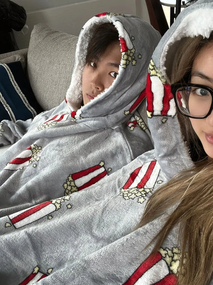 Couples Double Hooded Pullover - Smart Shop (Online Store for wise shoppers) 