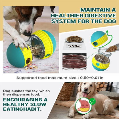 Interactive Dog Puzzle Feeder Ball – Slow Feeder & Mental Stimulation Toy