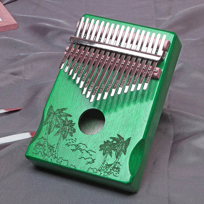 17-Key & 21-Key Kalimba Thumb Piano - Premium Laser Engraved Finger Piano Kit