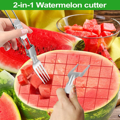 Foldable 2 In 1 Stainless Steel Fruit Slicer - Smart Shop (Online Store for wise shoppers) 