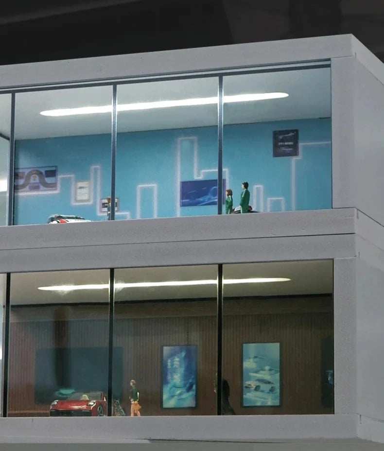 Miniature Car Garage Display - 1 Storey - Smart Shop (Online Store for wise shoppers) 