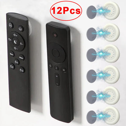 Magnetic Wall-Mounted Hook Set – Remote Control & Key Holder