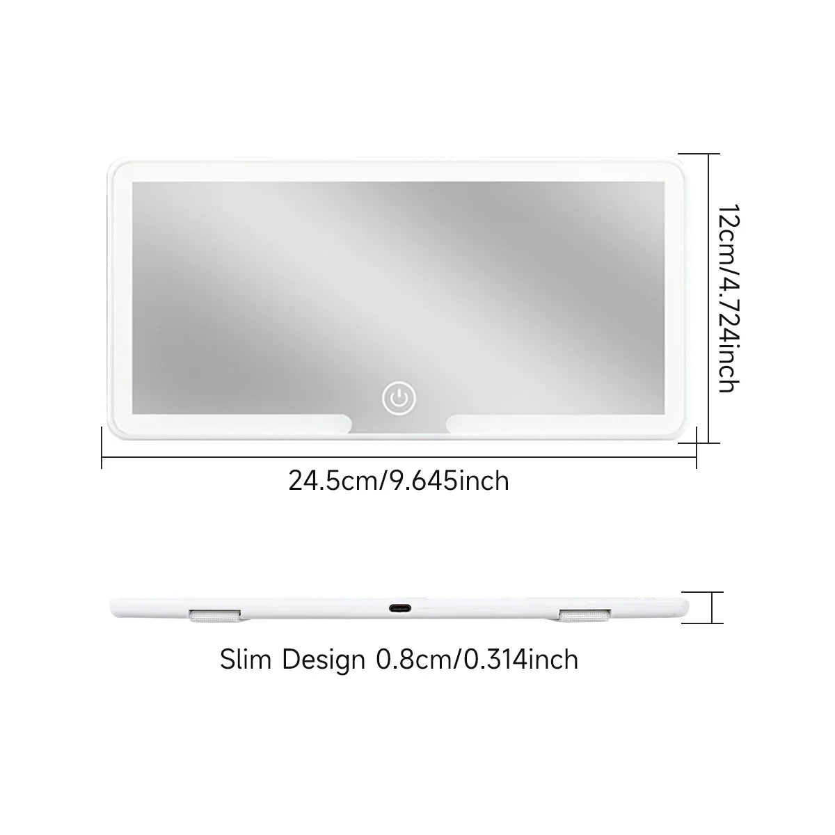 Universal Rechargeable Car Sun Visor LED Mirror - Smart Shop (Online Store for wise shoppers) 