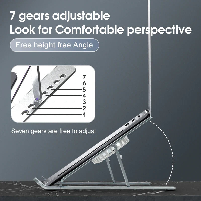 Foldable Aluminum Laptop Cooling Stand - Smart Shop (Online Store for wise shoppers) 