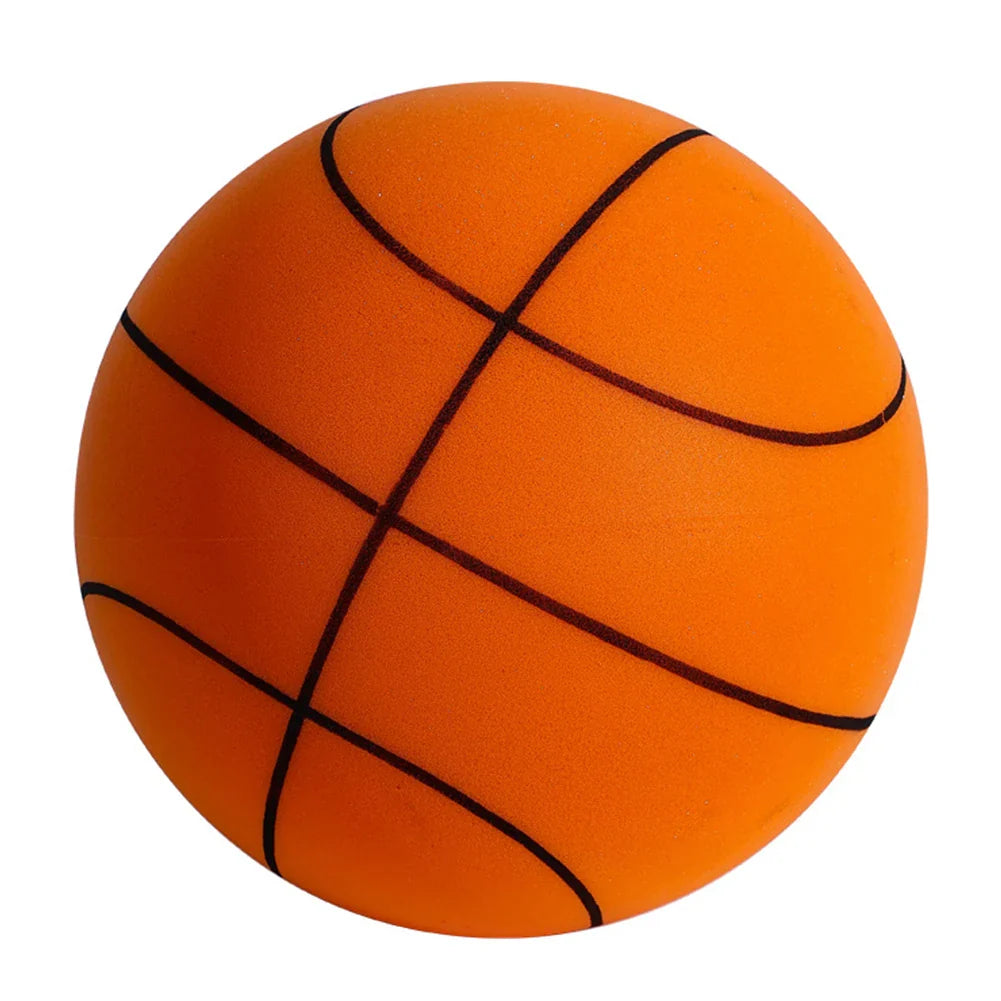 Kids Indoor Silent Basketball - High-Resilience Foam Ball