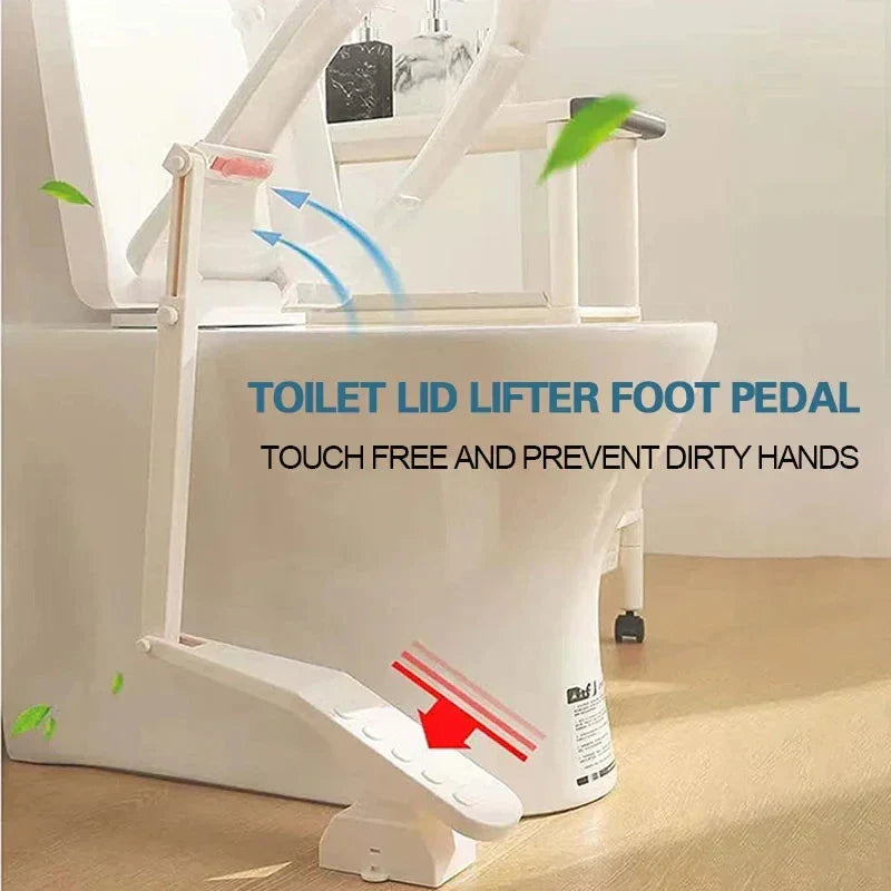 Foot Pedal Toilet Seat Lid Lifter - Smart Shop (Online Store for wise shoppers) 