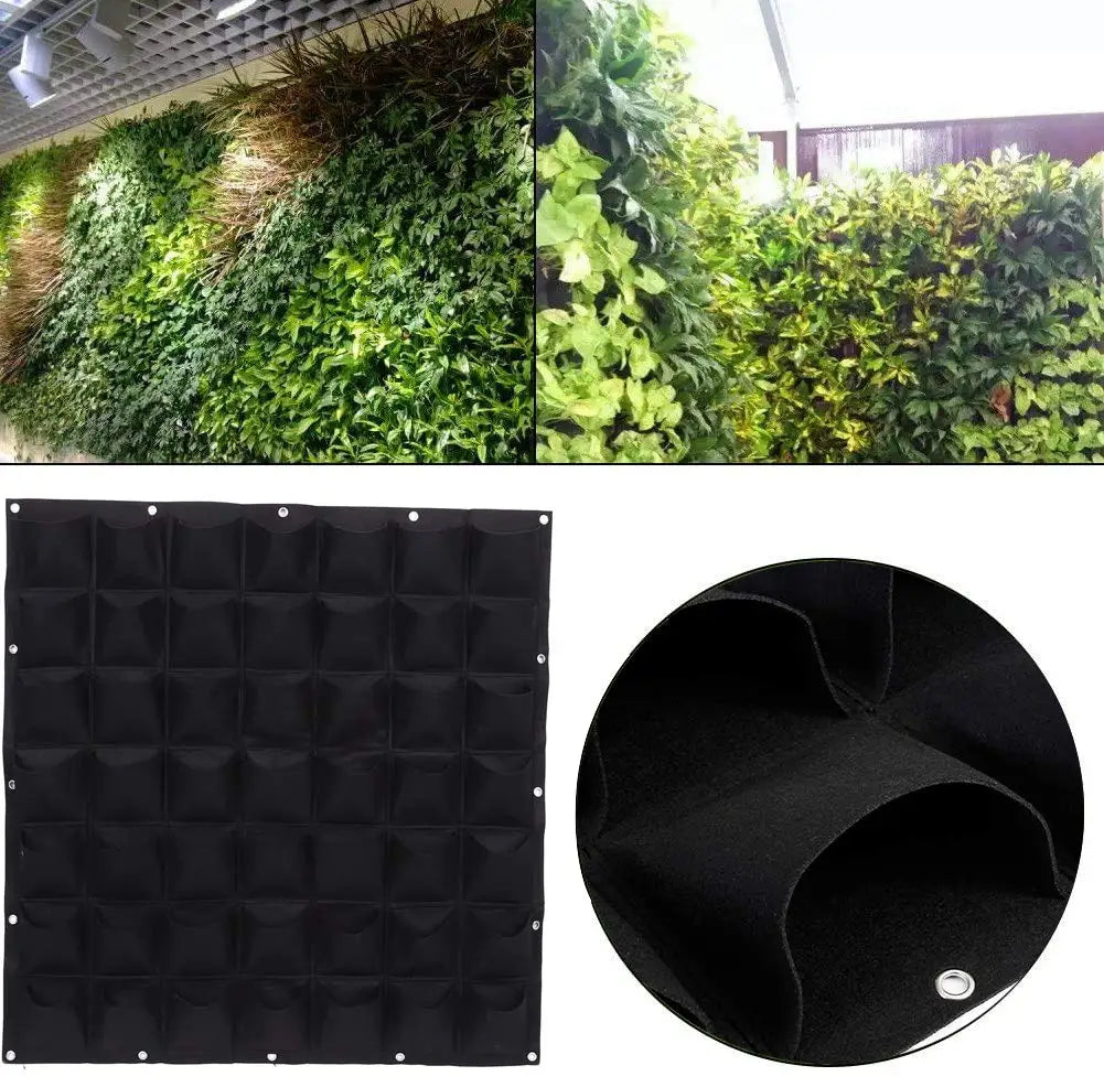 Wall Mounted Planting Grow Bags- 49 Pockets - Smart Shop (Online Store for wise shoppers) 