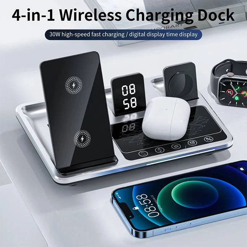 4 in 1 Magsafe Wireless Charging Station - Smart Shop (Online Store for wise shoppers) 