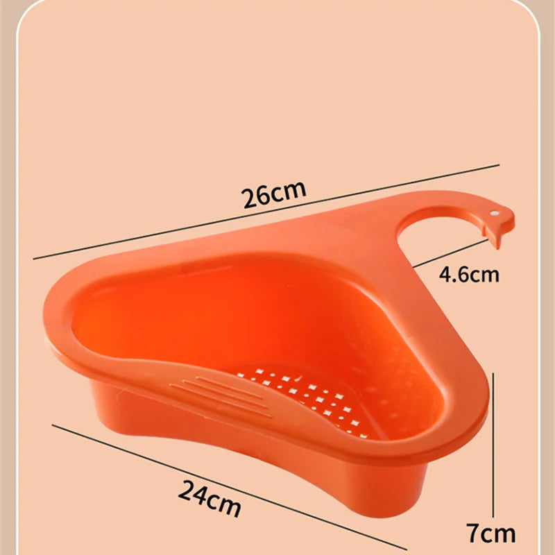 Swan-Shaped Sink Drain Basket - Multifunctional Kitchen Strainer & Organizer