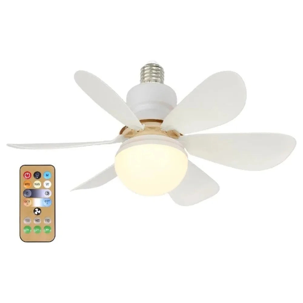 Socket Ceiling Fan with Light - Smart Shop (Online Store for wise shoppers) 