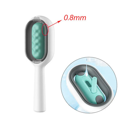 Double-Sided Pet Hair Removal Grooming Brush for Cats and Dogs