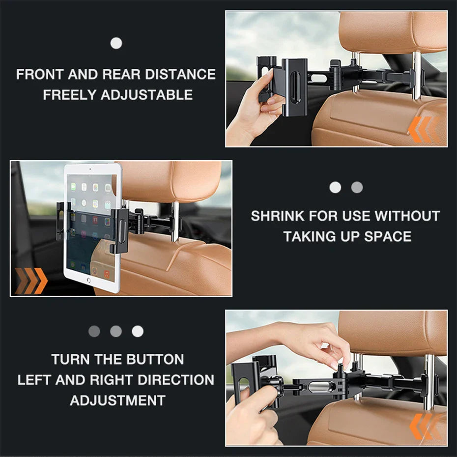 Telescopic Retractable Car Headrest Mount Phone Holder - Smart Shop (Online Store for wise shoppers) 