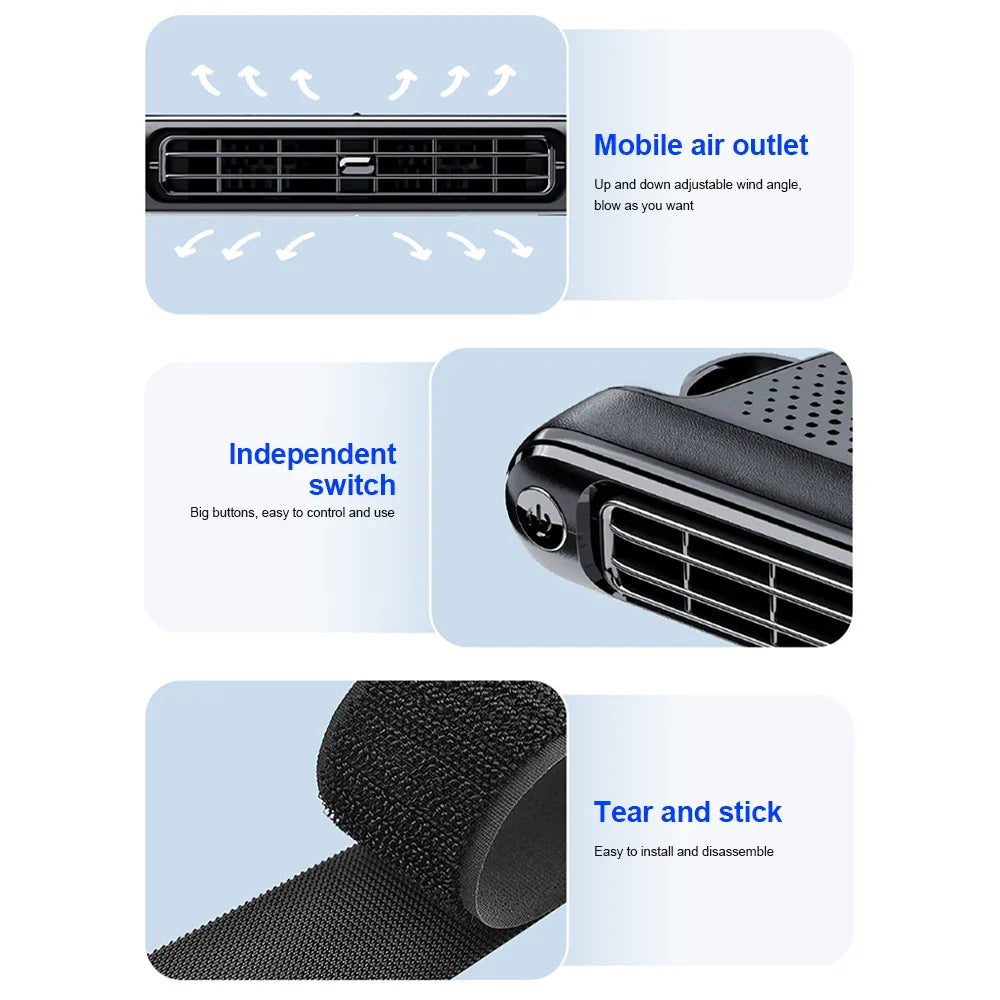 USB Turbo Car Seat Cooling Fan - Smart Shop (Online Store for wise shoppers) 