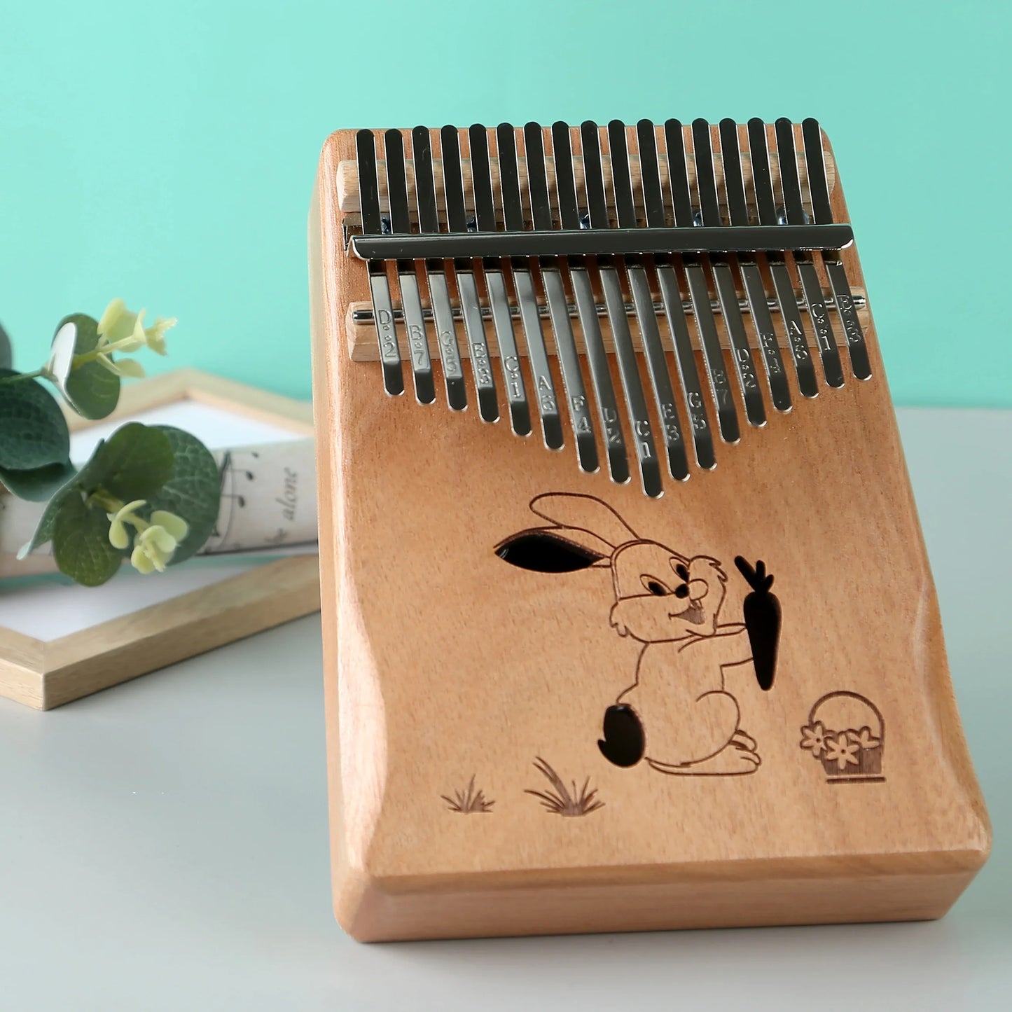 17-Key & 21-Key Kalimba Thumb Piano - Premium Laser Engraved Finger Piano Kit