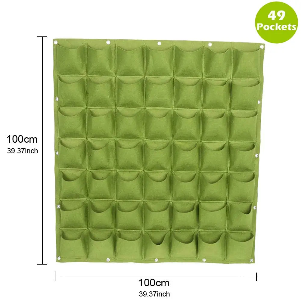 Wall Mounted Planting Grow Bags- 49 Pockets - Smart Shop (Online Store for wise shoppers) 