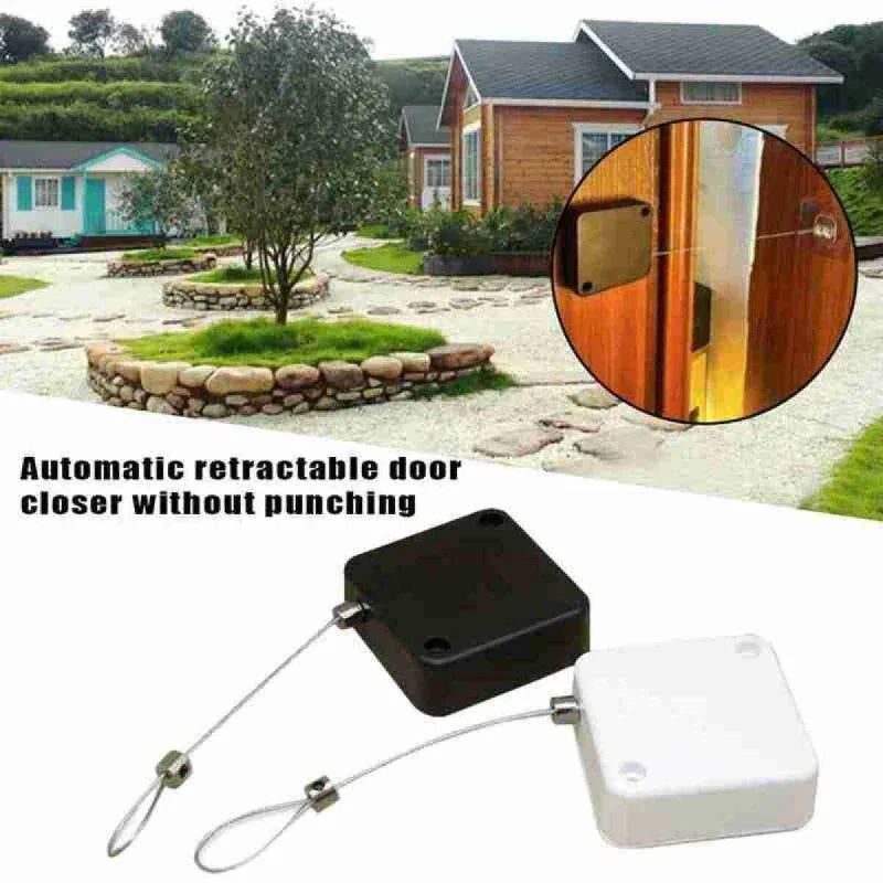 Adjustable Automatic Sensor Door Closer – Punch-Free, Easy Install