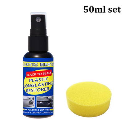 Ultimate Car Plastic and Leather Restorer - High-Gloss Finish