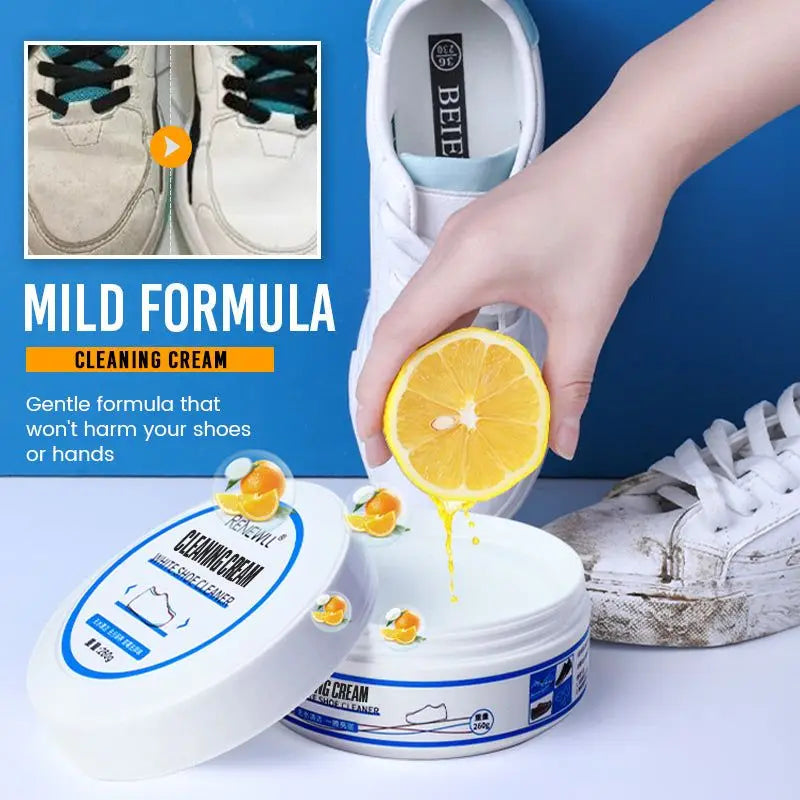 Shoe Whitening Cream With Wipe Sponge - Smart Shop (Online Store for wise shoppers) 