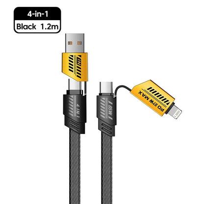 Ultra Strong 4 in 1 Fast Charge Data Cable - Smart Shop (Online Store for wise shoppers) 