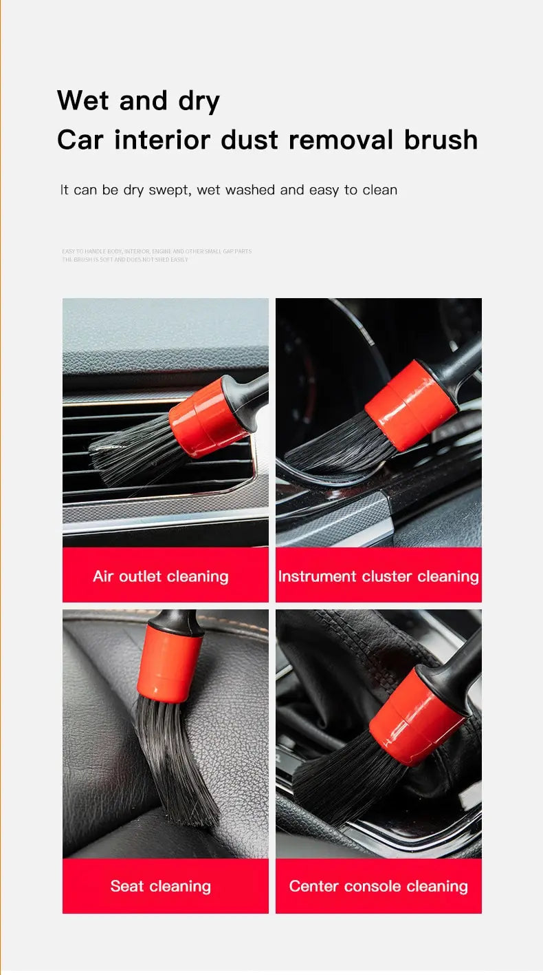 5-Piece Interior & Exterior Car Cleaning Brush Set