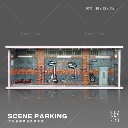Miniature Car Garage Display - 1 Storey - Smart Shop (Online Store for wise shoppers) 