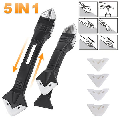 5-in-1 Silicone Caulk Remover and Smoothing Tool Set