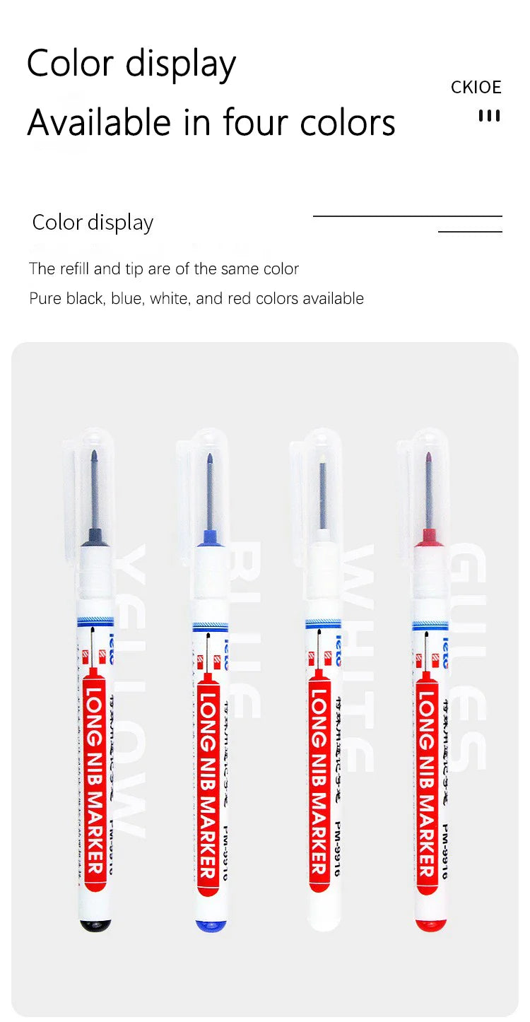 Long-Nib Precision Markers