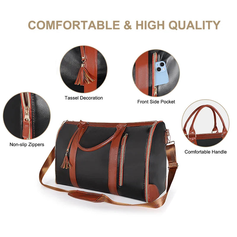 Stylish Large Capacity Folding Suit Storage Travel Bag for Women