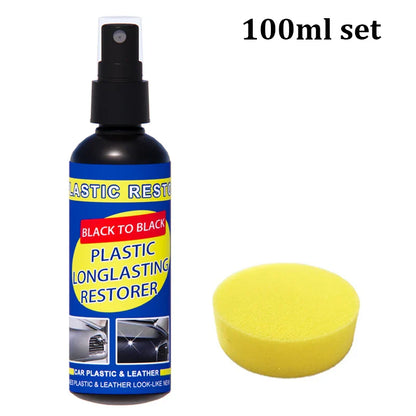 Ultimate Car Plastic and Leather Restorer - High-Gloss Finish