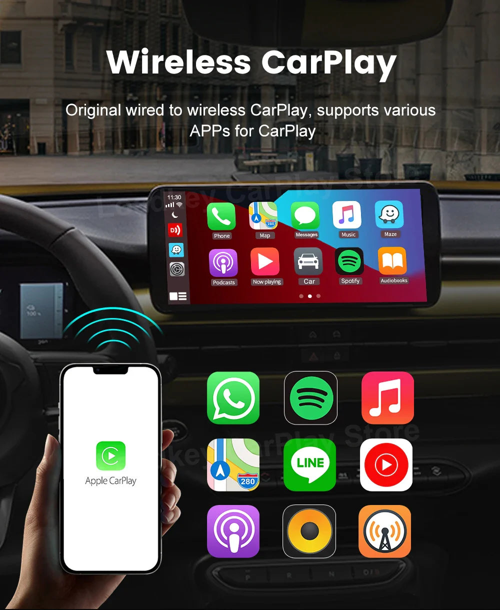 2 In 1 Wireless CarPlay Adapter - Smart Shop (Online Store for wise shoppers) 