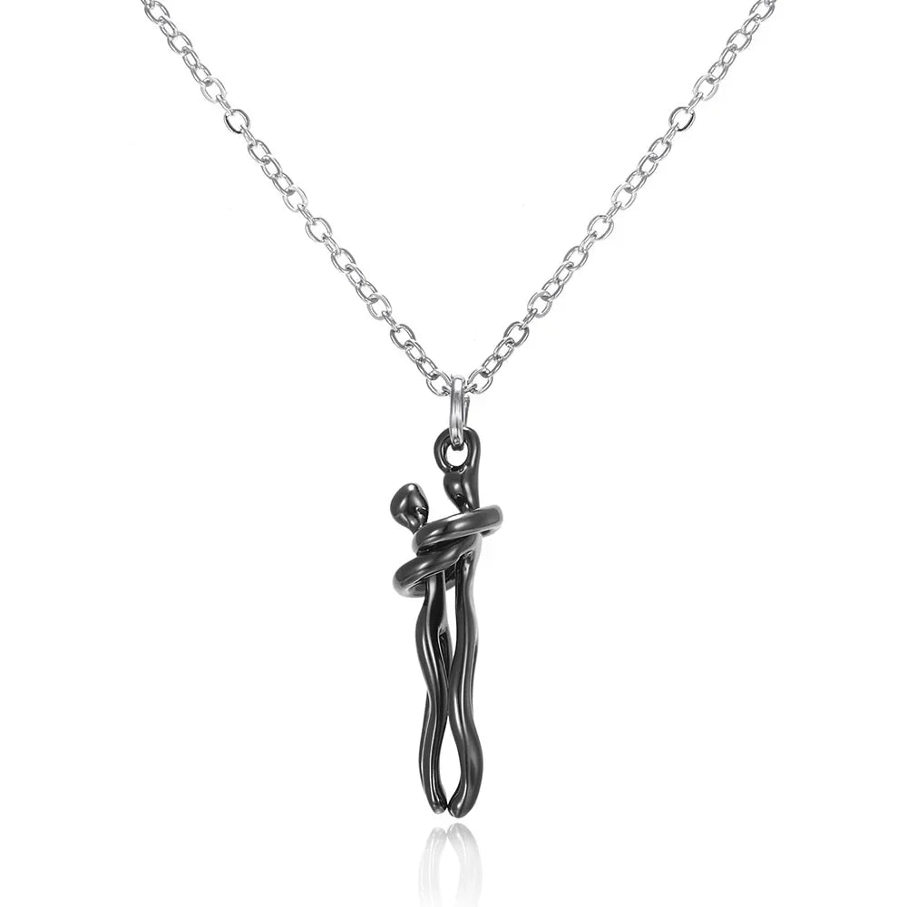 Fashion Hugging Pendant Necklace - Smart Shop (Online Store for wise shoppers) 