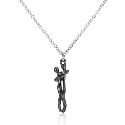 Fashion Hugging Pendant Necklace - Smart Shop (Online Store for wise shoppers) 