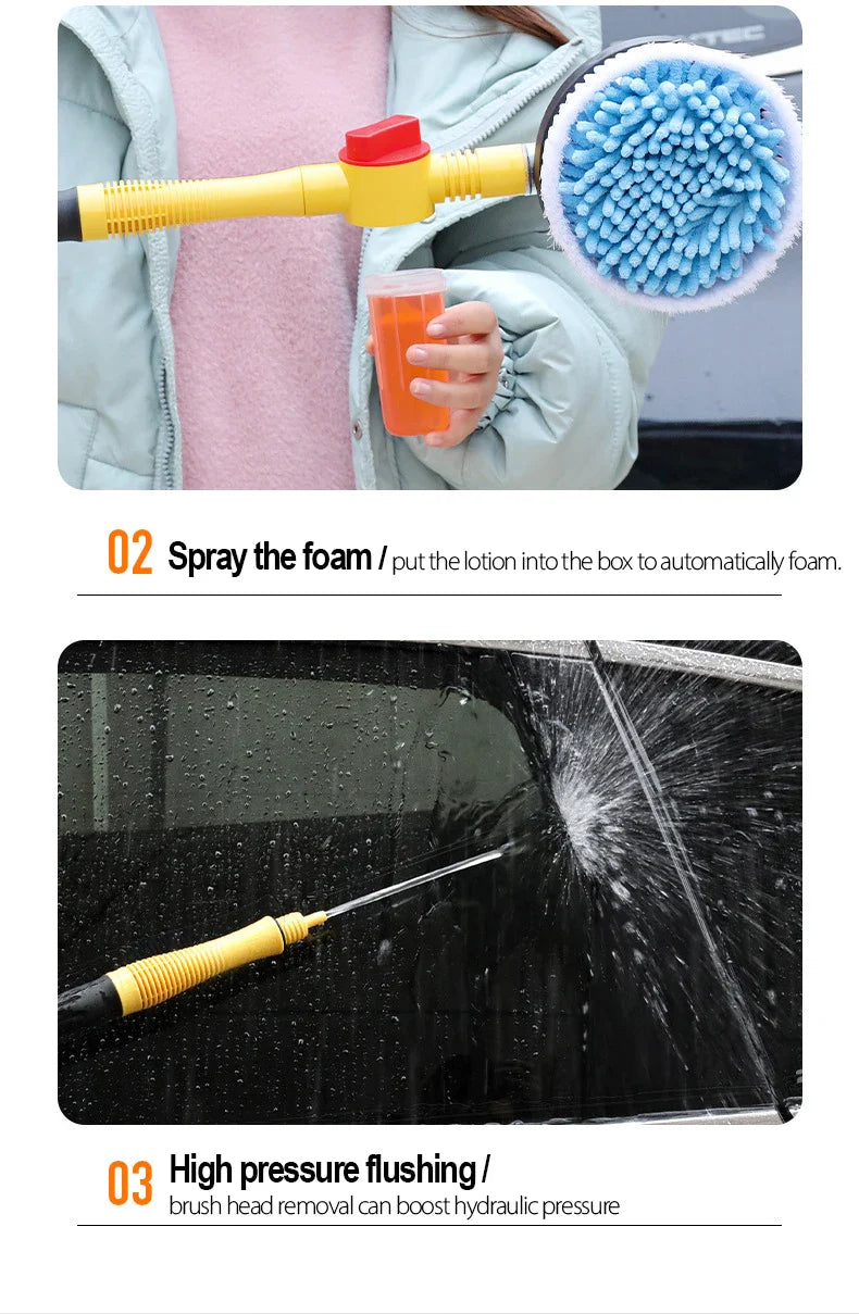 Multifunctional Car Rotary Wash Brush Kit - Smart Shop (Online Store for wise shoppers) 