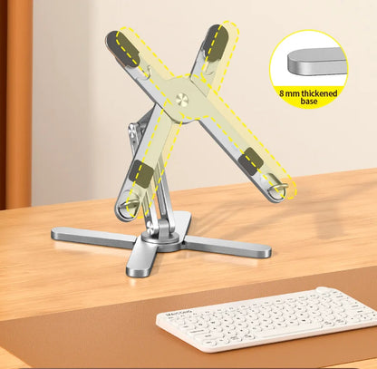 Foldable Aluminum Alloy Rotating Laptop Stand - Smart Shop (Online Store for wise shoppers) 