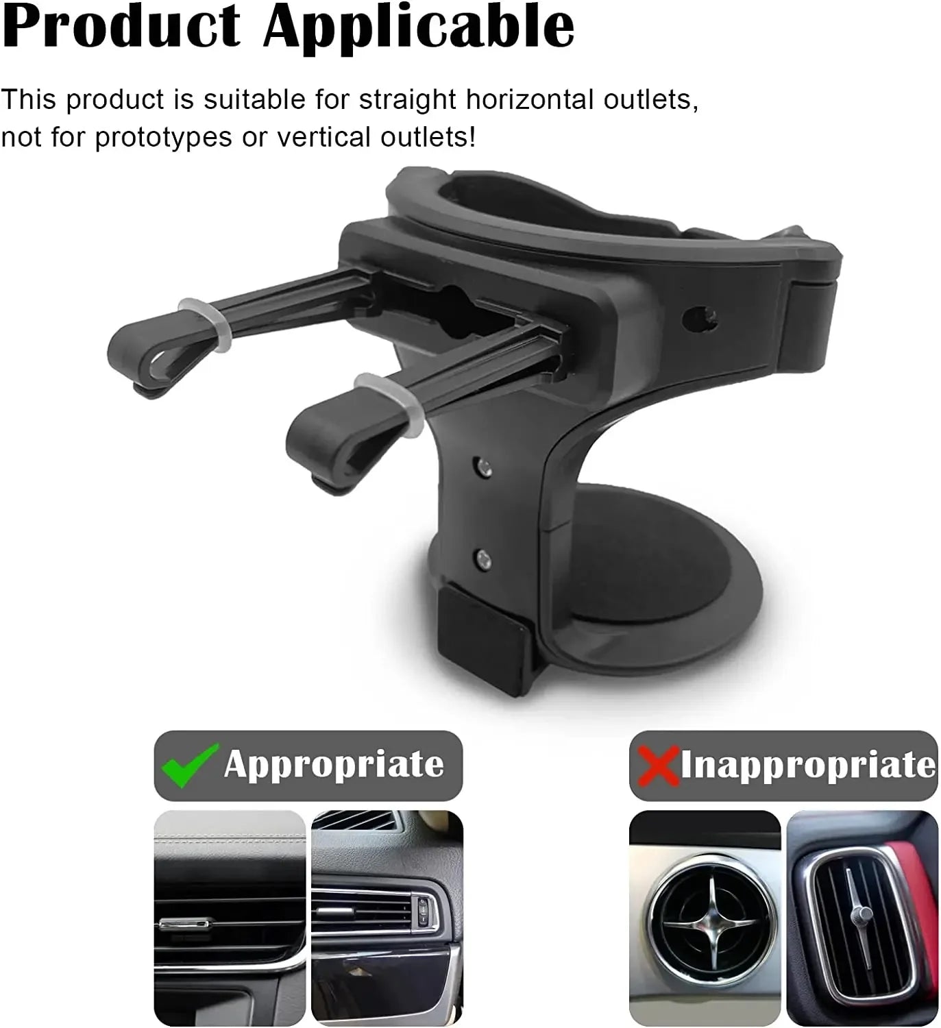 Multifunctional Car Air Vent Cup Holder - 2Pcs