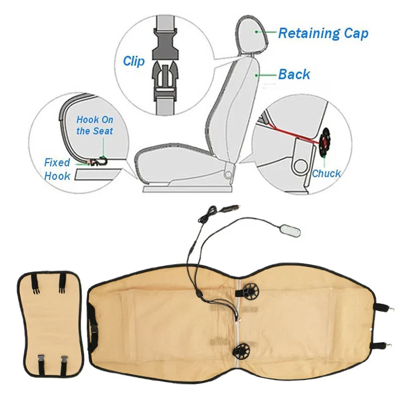 Universal 3 In 1 Car Seat Cover - Smart Shop (Online Store for wise shoppers) 