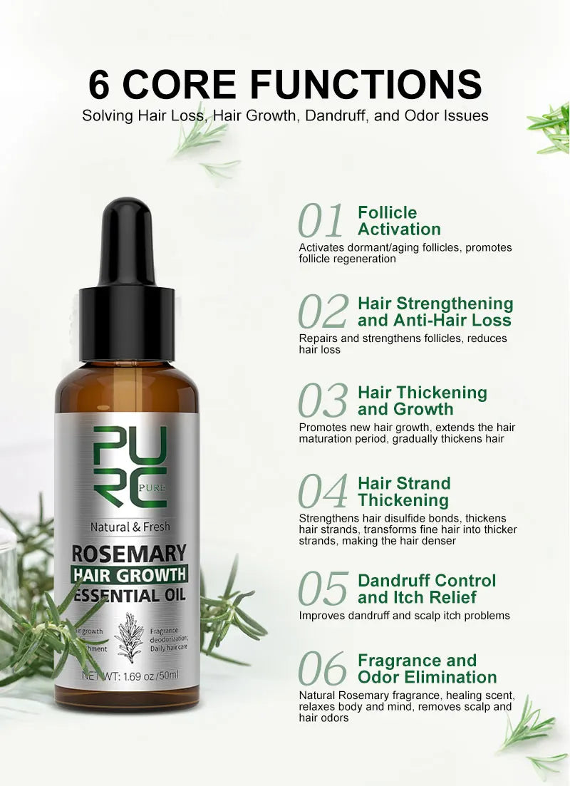 Rosemary Hair Growth Essential Oil - Smart Shop (Online Store for wise shoppers) 