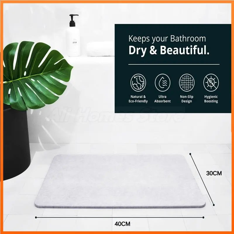 Quick Dry Stone Shower Mat - Smart Shop (Online Store for wise shoppers) 