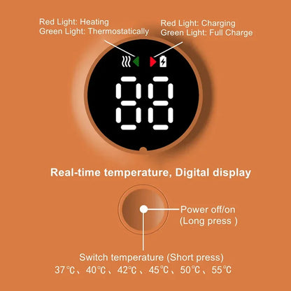 Rechargeable LED Display Bottle Warmer - Smart Shop (Online Store for wise shoppers) 