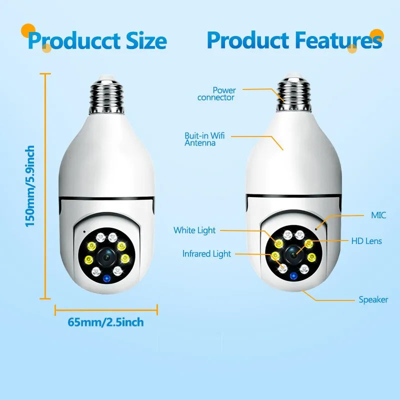 Light Bulb WIFI Camera - Smart Shop (Online Store for wise shoppers) 