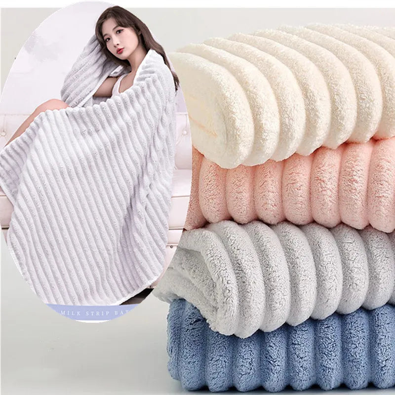 Quick Absorption Coral Plush Towel - Smart Shop (Online Store for wise shoppers) 