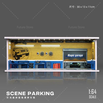 Miniature Car Garage Display - 1 Storey - Smart Shop (Online Store for wise shoppers) 
