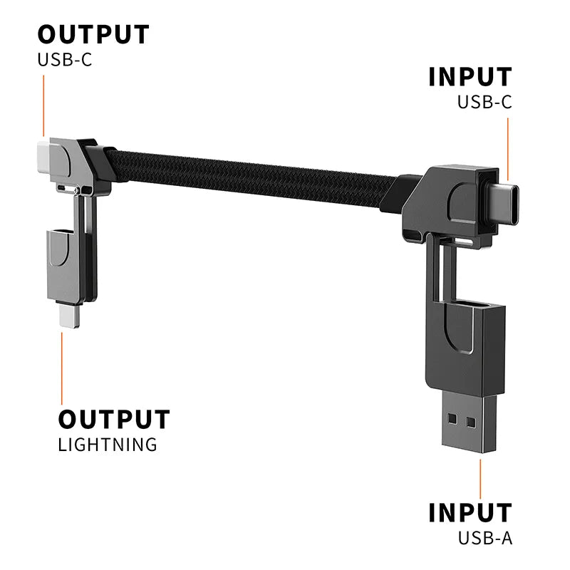 6 in 1 Multi Fast Charging Cable - Smart Shop (Online Store for wise shoppers) 