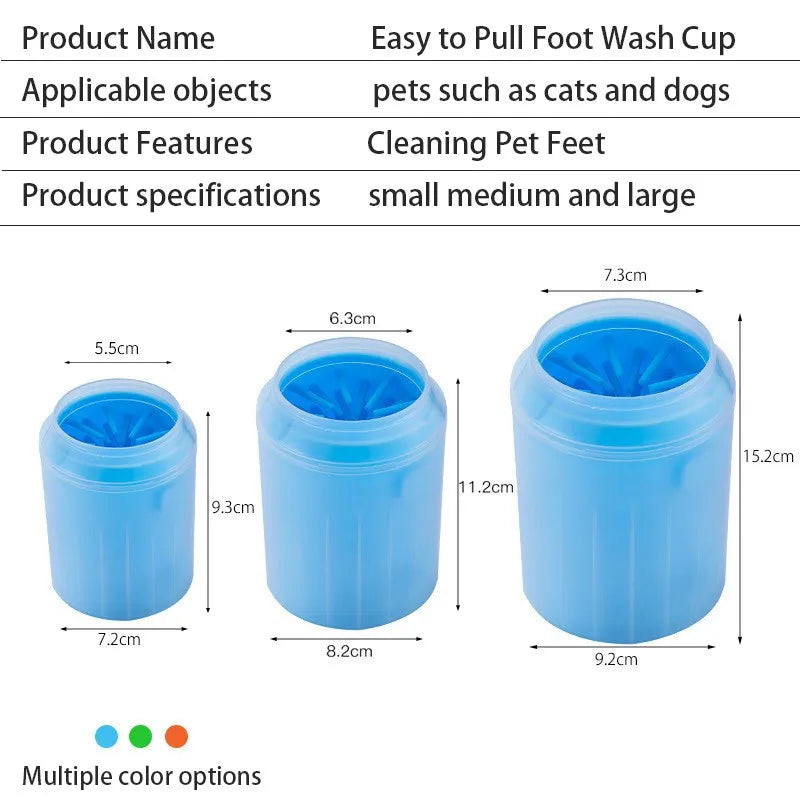 Portable Silicone Pet Paw Cleaner Cup