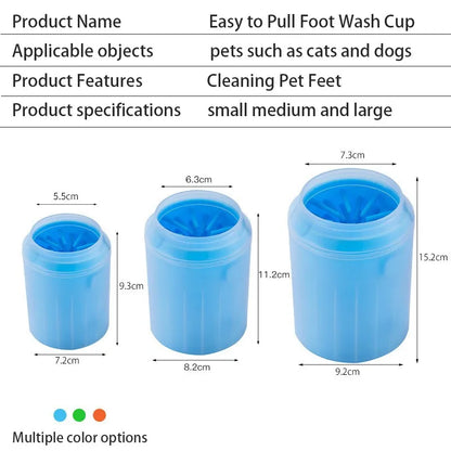 Portable Silicone Pet Paw Cleaner Cup