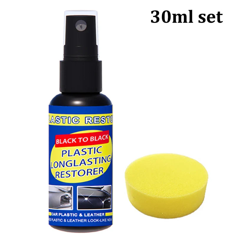 Ultimate Car Plastic and Leather Restorer - High-Gloss Finish