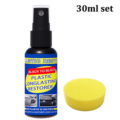 Ultimate Car Plastic and Leather Restorer - High-Gloss Finish