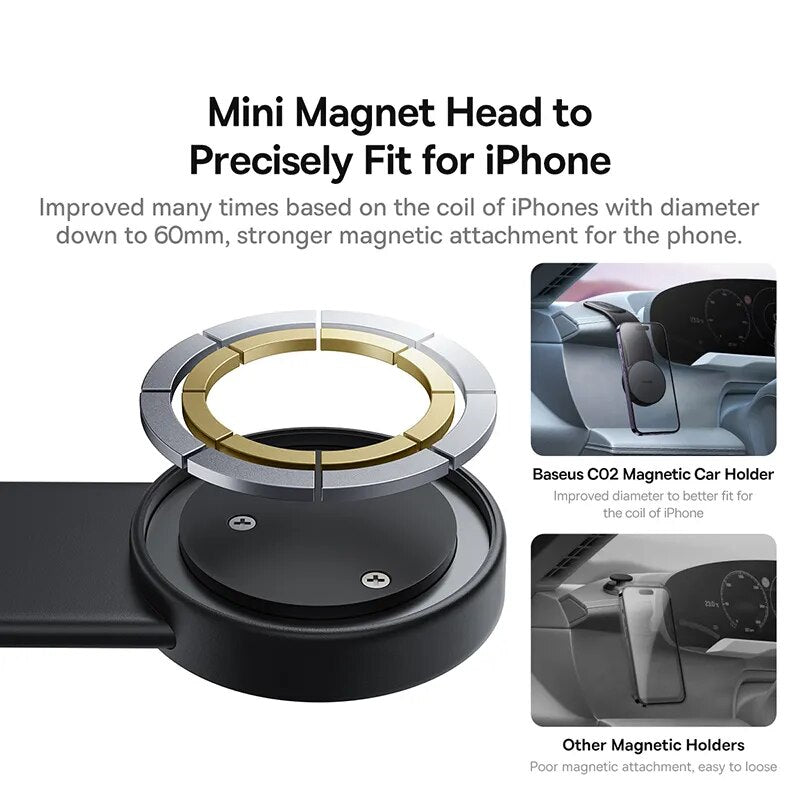 Magnetic Bendable Phone Holder with Wireless Charging - Smart Shop (Online Store for wise shoppers) 